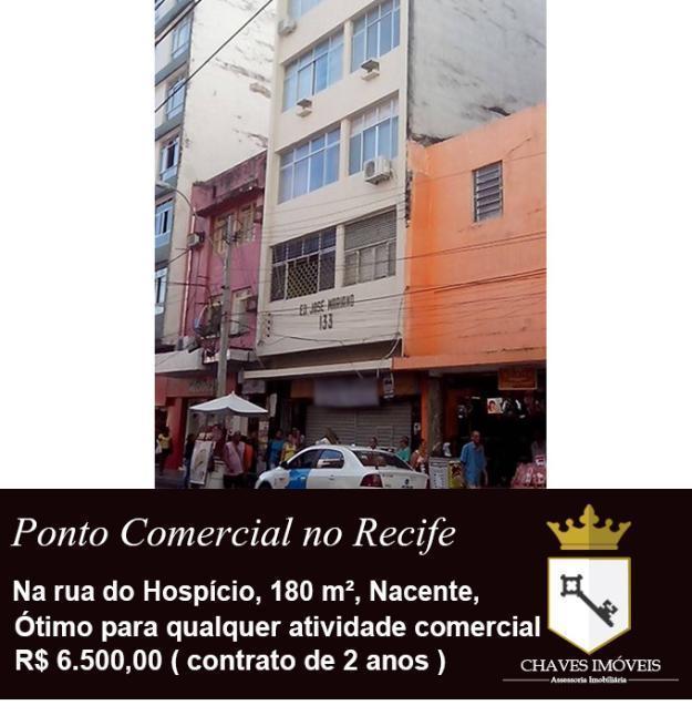 Ponto comercial no Recife (Rua do Hospicio)