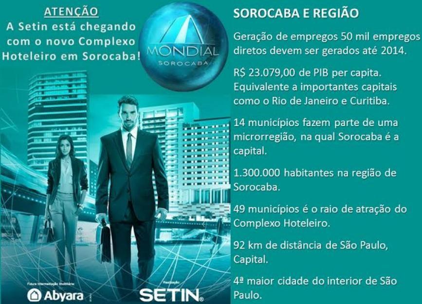 Mondial sorocaba (hotel ibis budget e novotel)