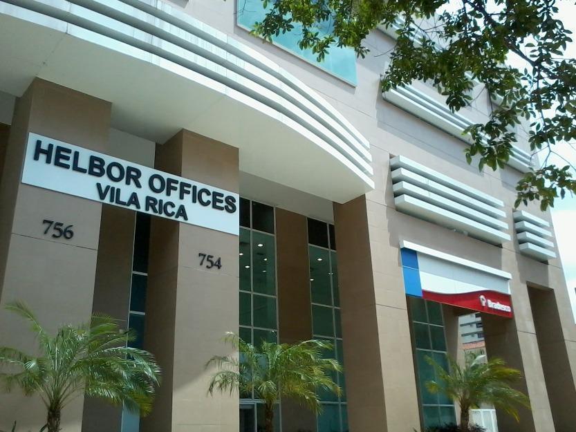 Salas comerciais na Av. Conselheiro Nebias- Santos- 44 metros- Helbor Offices Villa Rica