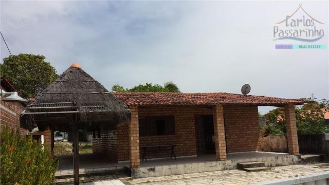 Linda casa com aréa imensa 50m da praia (Lio)