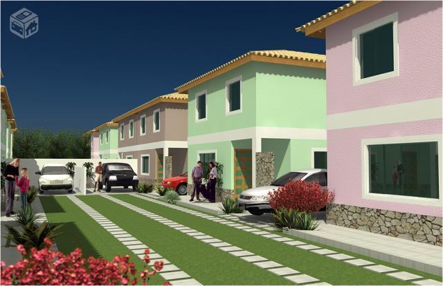 Lançamento em Cabo Frio Casas Duplex 2suites