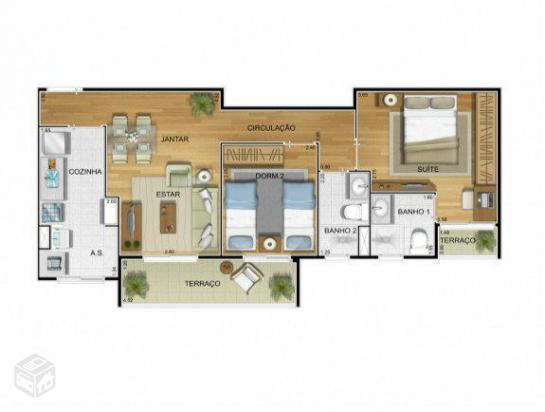 Residencial Giardino Imperiale II, 64M2, 1 Vaga
