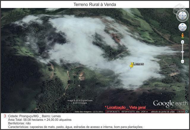 Terreno Rural _ Piranguçu-Lemes _ 58,08ha