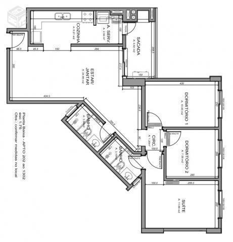 Apartamento Pagani Palhoça - 3 quartos, 2 garagens