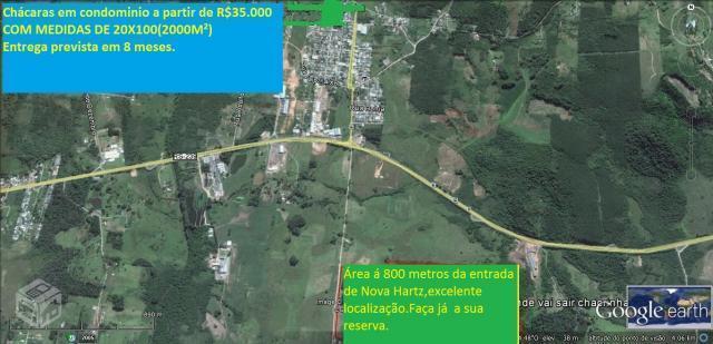 Sítios em condomínio na Grande Porto Alegre 2000m²