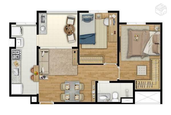 Apartamento 65m², 03 dormitórios em Santo André