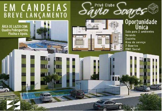 Compre agora apt 2 qts candeias financia caixa