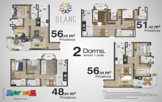 Blanc Residencial 56m² - Lançamento - Campestre