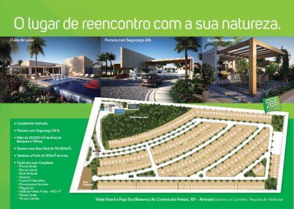 Lotes Reserva das Palmeiras com 200 m2/A partir de 200.000