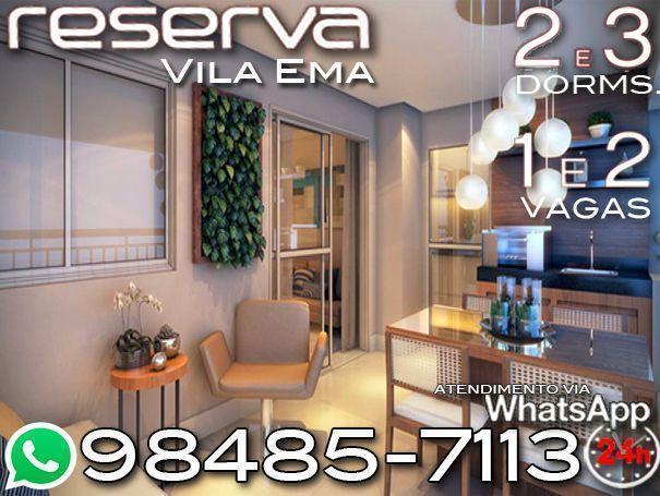 Reserva Vila Ema 62 e 82M + Depósito Privativo - 2 e 3 dormitórios, Construtora Diálogo