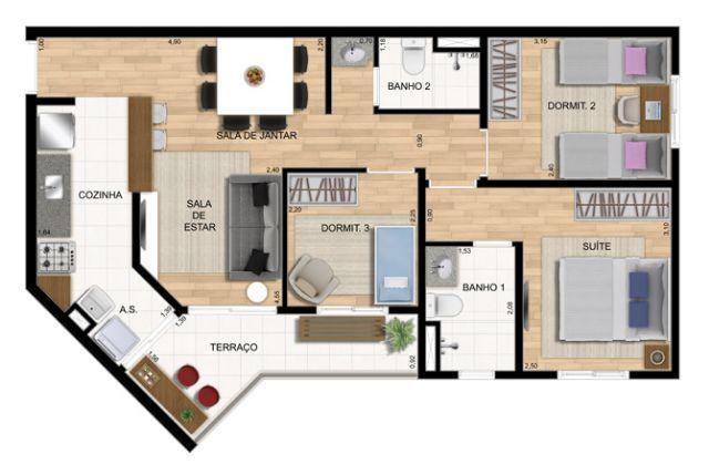 Apartamento 2 e 3 Dormitórios Vila Prudente