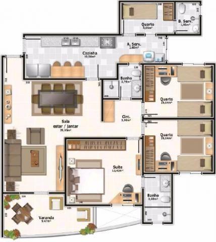 Apartamento 2 quartos - Pelinca - 2 vagas de garagem