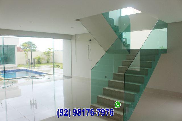 Residencial Ponta Negra 1: casa nova duplex 3 suítes alto padrão com edícula e piscina