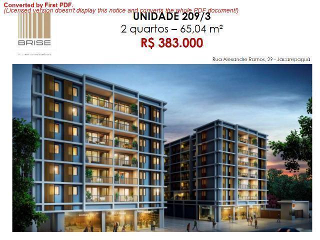 Brise Residencial - Jacarepaguá - Apto de 2 qts com 65,04 m² - Entrega em Outubro/2016