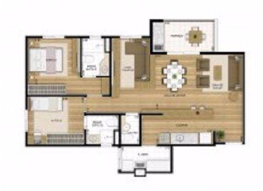 Apartamento Pronto 83m 3 dorms 1 suíte 2 vagas Vila Augusta Lazer Completo use fgts