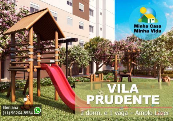 New In Vila Prudente - Minha Casa Minha Vida - 2 dorm e Vaga e Parcelas que cabem no bolso