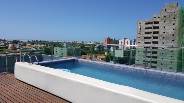 Apartamento de 2 quartos, 1 suite, com vista para o mar, em Ponta de Campina