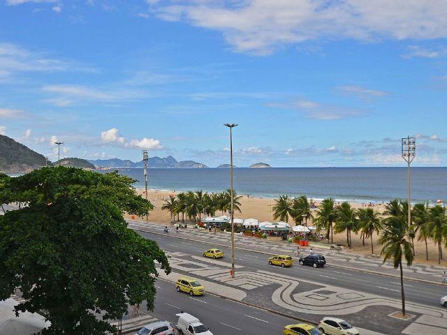Apartamento lindo vista mar em copacabana