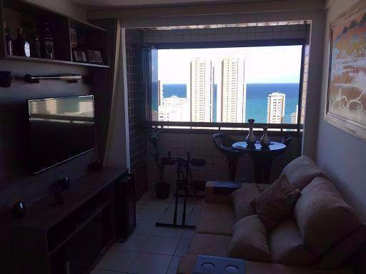 Apartamento mobiliado 2 quartos / suíte vista total do mar perfeito diária 200 reais