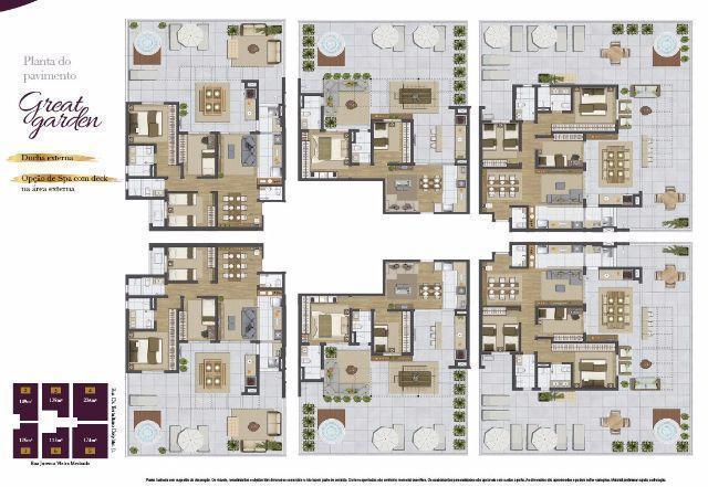 Blessed/Jd. Aquarius - apartamentos Great Garden, 2 e 3 dormitórios com terraço estendido