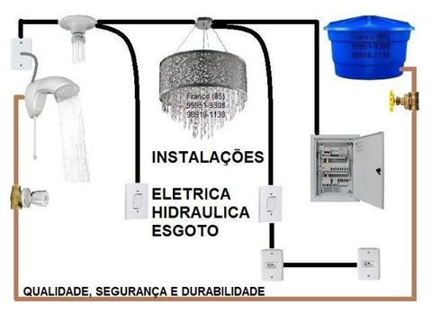 Serviços de Construção e Reformas em Instalações eletricista/Bombeiro/Antena de TV Coletiv