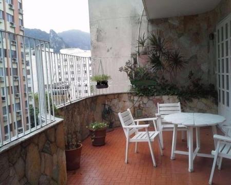 Cobertura Duplex245m², Copacabana, FRENTE, 2Varandas 4Quartos(2Stes) Salão 3ambtes, 2VAGAS
