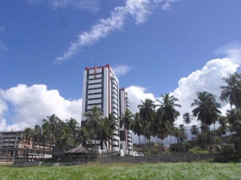 Guaxuma Paradise beach cobertura duplex de frente mar semi mobiliada
