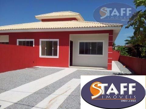 CA0824-Belíssima casa 2 quartos com suite financiada pela CEF em Unamar- Cabo Frio!
