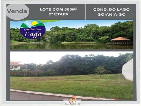 Lote 560 m² no Condomínio do Lago