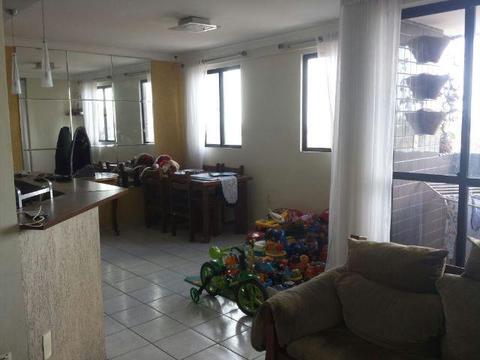 Apartamento em Tambauzinho, Residencial Puerto Vallarta com 3 quartos, nascente-sul