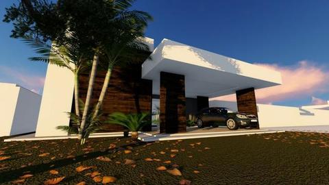 Casa 3 Suítes, 205 m² c/ lazer no Condomínio Mirante do Lago - em Construção