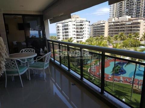 Apartamento a venda na Barra da Tijuca - Frente para Praia no Posto 6