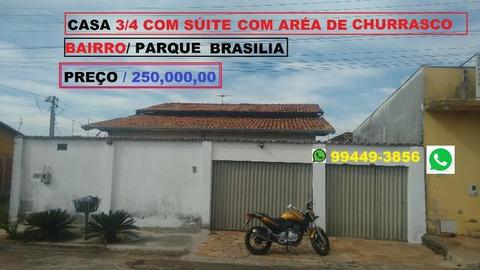 Casa muito boa no bairro parque brasilia  vendo ou troco por apartamento
