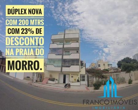 Cobertura Duplex com 03 Qts na Praia do Morro( Nunca foi usada)