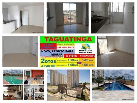 Apartamentos Reserva Taguatinga - 2 Quartos Pronto P/Morar Novo - Aceita Financiamento