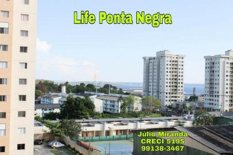 Mega Promoção no Life Ponta Negra, c/ 85,95m², Três Quartos c/ 2 Suíts ,Pronto p/ Morar