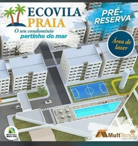 ;;Sucesso de Vendas no Ecovila Praia/50 e 53m²/Varanda e Suíte/Pertinho do Extra de Candei