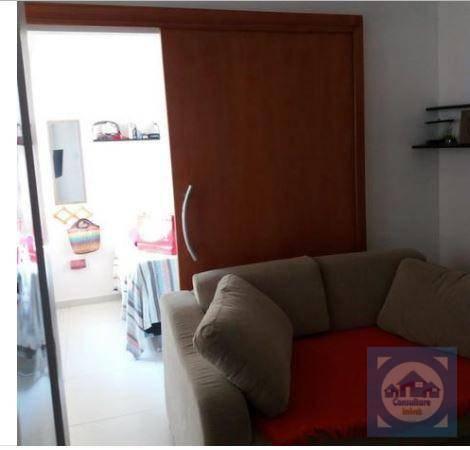 Apartamento com 1 dormitório à venda, 40 m² por  - Ponta da Praia - /SP