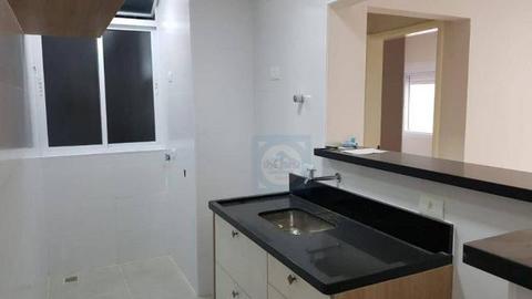 Apartamento com 1 dormitório à venda, 51 m² por  - Embaré - /SP