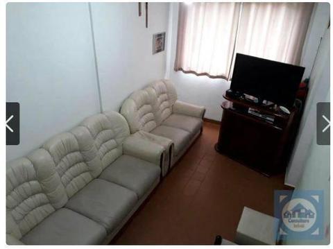 Apartamento com 1 dormitório à venda, 62 m² por  - Canto do Forte