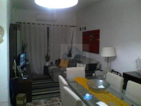 Apartamento com 1 dormitório à venda, 77 m² por  - Canto do Forte