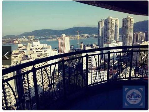 Apartamento com 2 dormitórios à venda, 106 m² por  - Ponta da Praia - /SP