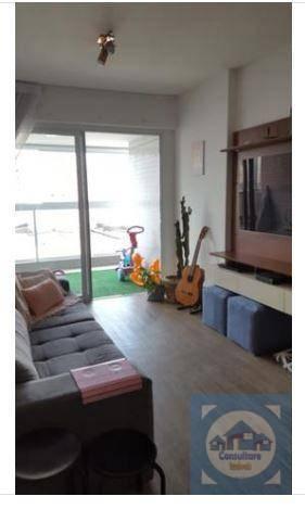 Apartamento com 2 dormitórios à venda, 81 m² por  - Gonzaga - /SP
