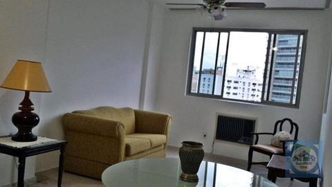 Apartamento com 2 dormitórios para alugar, 82 m² por /mês - Gonzaga - /SP