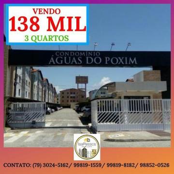 Vendo Apart. no Cond. Águas do Poxim (Jabotiana)