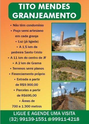 Área rural a 11km do centro de JF