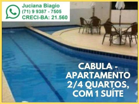 Cabula, Nascente, Apartamento 2/4, com 1 Suíte